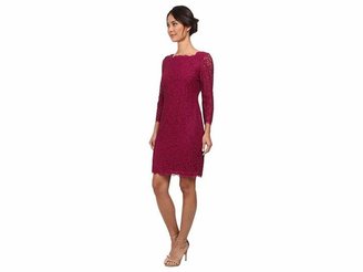 Adrianna Papell L/S Lace Dress