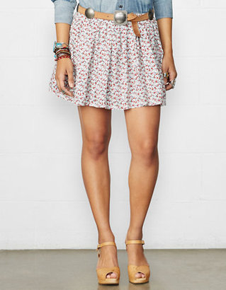 Denim & Supply Ralph Lauren Pleated Floral Miniskirt