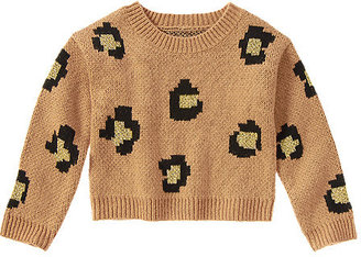 Gymboree Metallic Leopard Sweater