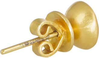 Marie Helene De Taillac 18-karat gold fire opal earrings