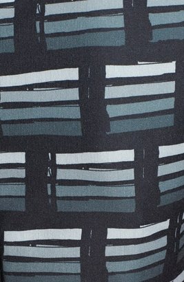 Eliza J Print Ponte Knit Shift Dress (Regular & Petite)
