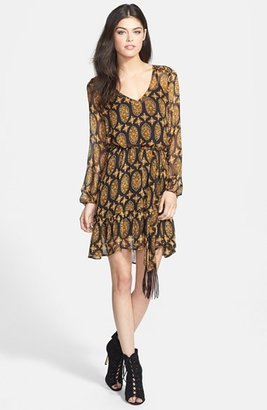 Ella Moss Marigold Print Silk Dress (Nordstrom Exclusive)