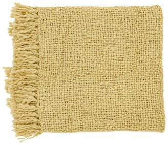 Surya Tobias TOB-1007 Knit Hand Woven 70% Acrylic / 30% Wool Rust 51" x 71" Throw