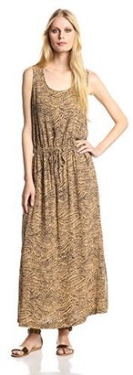 Vince Camuto Women's D S Squiggle Graphic Maxi Dress