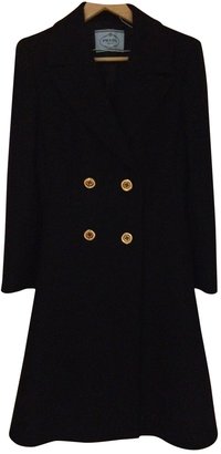 Prada Black Wool Coat