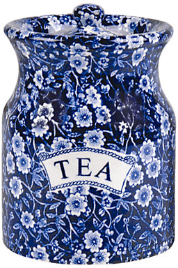 Burleigh Blue Calico Tea Storage Jar