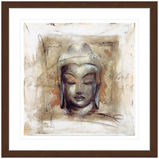John Lewis 7733 John Lewis Elvira Amrhein- Innerer Friede Buddha Framed Print, 88 x 88cm