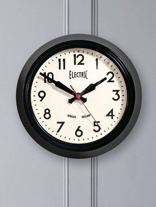 Newgate Small black electric clock