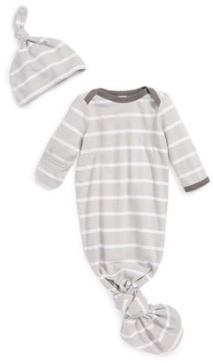 Nordstrom Baby Cotton Baby Gown & Hat (Baby Girls)