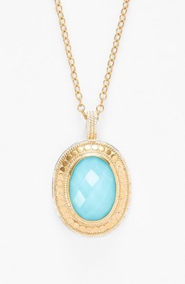 Anna Beck 'Gili' Turquoise Oval Pendant Necklace