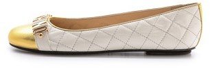 Moschino Ballerina Quilted Flats