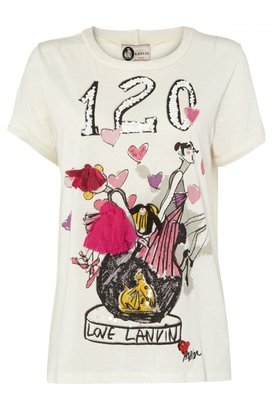 Lanvin Cotton 120th Anniversary T-Shirt