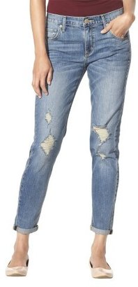 Mossimo Mid-Rise Destructed Skinny Jeans