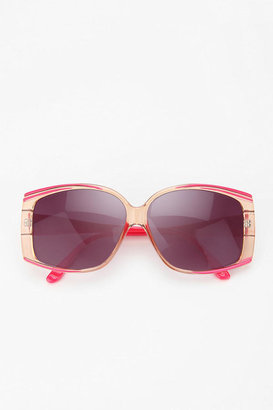 Urban Outfitters '70s Stripe Rectangle Sunglasses