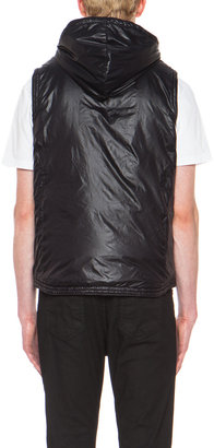 White Mountaineering Primaloft Nylon Air Vest in Black