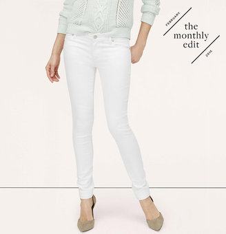 LOFT Modern Skinny Jeans in White