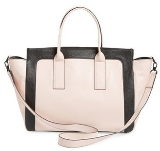 French Connection 'Large Mod Squad' Faux Leather Tote