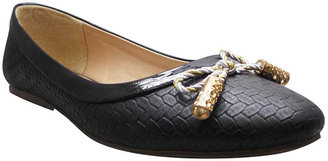 JCPenney Braided Bow Basketweave Flats