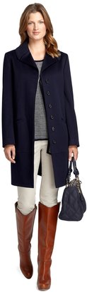 Brooks Brothers Fly Front Coat