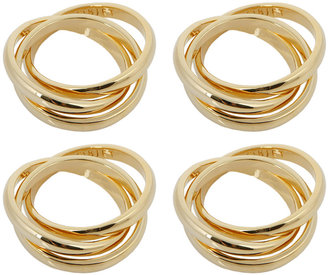 L'OBJET 3 Ring Napkin Rings - Set of 4