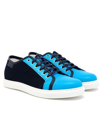 Marc Jacobs Mesh and Grained Leather Trainers