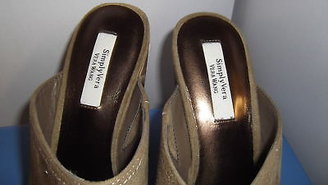 Vera Wang Womens Shoes New Simply Svarestan Mule Heels