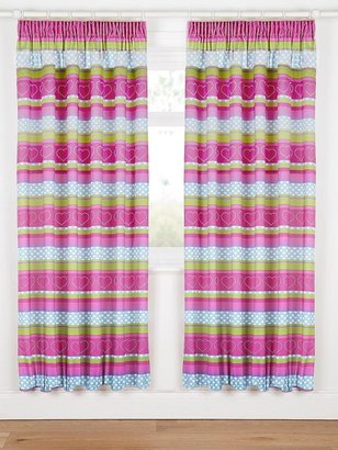 Hearts And Stripes Curtains
