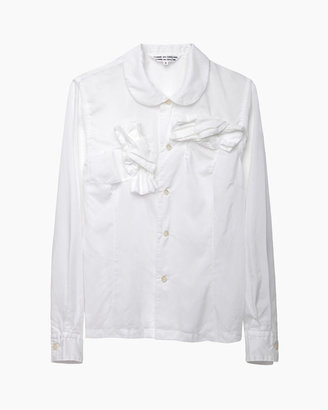 Comme des Garcons longsleeve knotted bow shirt
