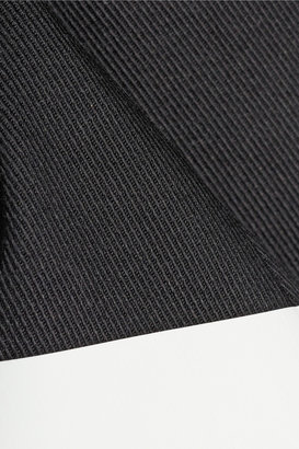 Kenzo Striped cotton-blend twill top