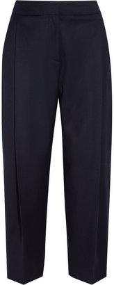 J.Crew Collection cropped wool wide-leg pants
