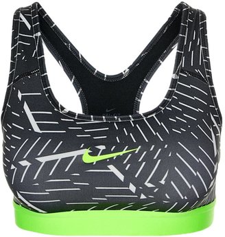 Nike Performance PRO CLASSIC BASH Sports bra white/black/volt