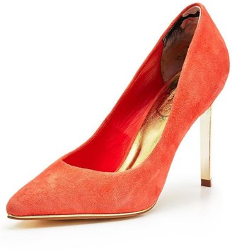 Ted Baker Elvena Heeled Court Shoes - Orange Suede