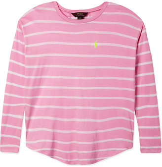 Ralph Lauren Striped Long-Sleeved T-Shirt S-XL - for Girls