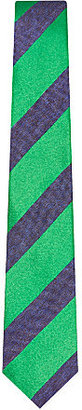 Duchamp Kingston block stripe tie