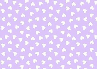 686 SheetWorld Fitted Basket Sheet - Hearts Pastel Lavender Woven - Made In USA - 13 inches x 27 inches (33 cm x cm)