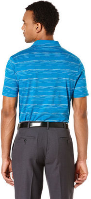 Perry Ellis Big and Tall Stripe Open Collar Polo