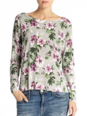 Joie Emelle Floral-Print Sweater