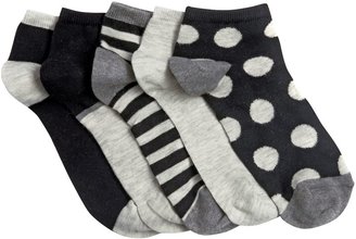 Next Five Pack Mono Spot Trainer Socks