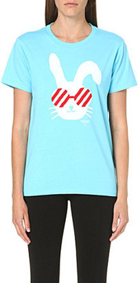 Chocoolate I.T Bunny-print cotton t-shirt