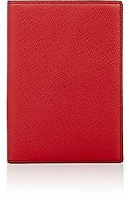 Smythson Men's Panama Passport Cover - Red
