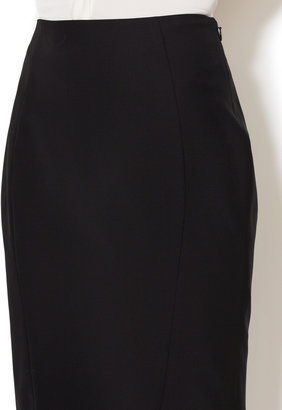 Elie Tahari Gretchen Wool Pleated Skirt