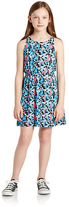 DKNY Girl's Geo Print Dress