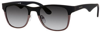 Carrera Rectangle Gradient Lens Sunglasses-MATTE BLACK-One Size