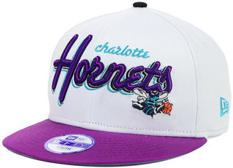 New Era Kids' Charlotte Hornets Hardwood Classics 9FIFTY Snapback Cap