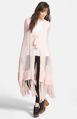 Wildfox Couture 'Garden' Fringed Shawl