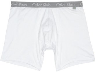 Calvin Klein White stretch cotton boxer briefs
