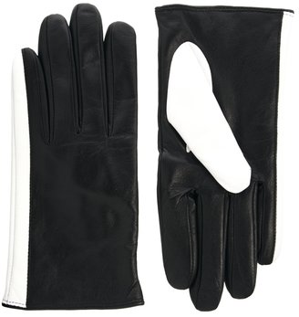 ASOS Leather Colour Block Gloves