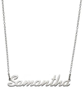 Love SILVER Personalised Sterling Silver Name Necklace