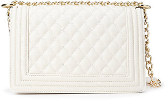 Forever 21 FOREVER 21+ Quilted Faux Leather Crossbody