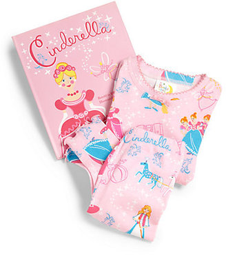 Cinderella 2399 Books To Bed Toddler's & Little Girl's Three-Piece "Cinderella" Pajamas & Book Set